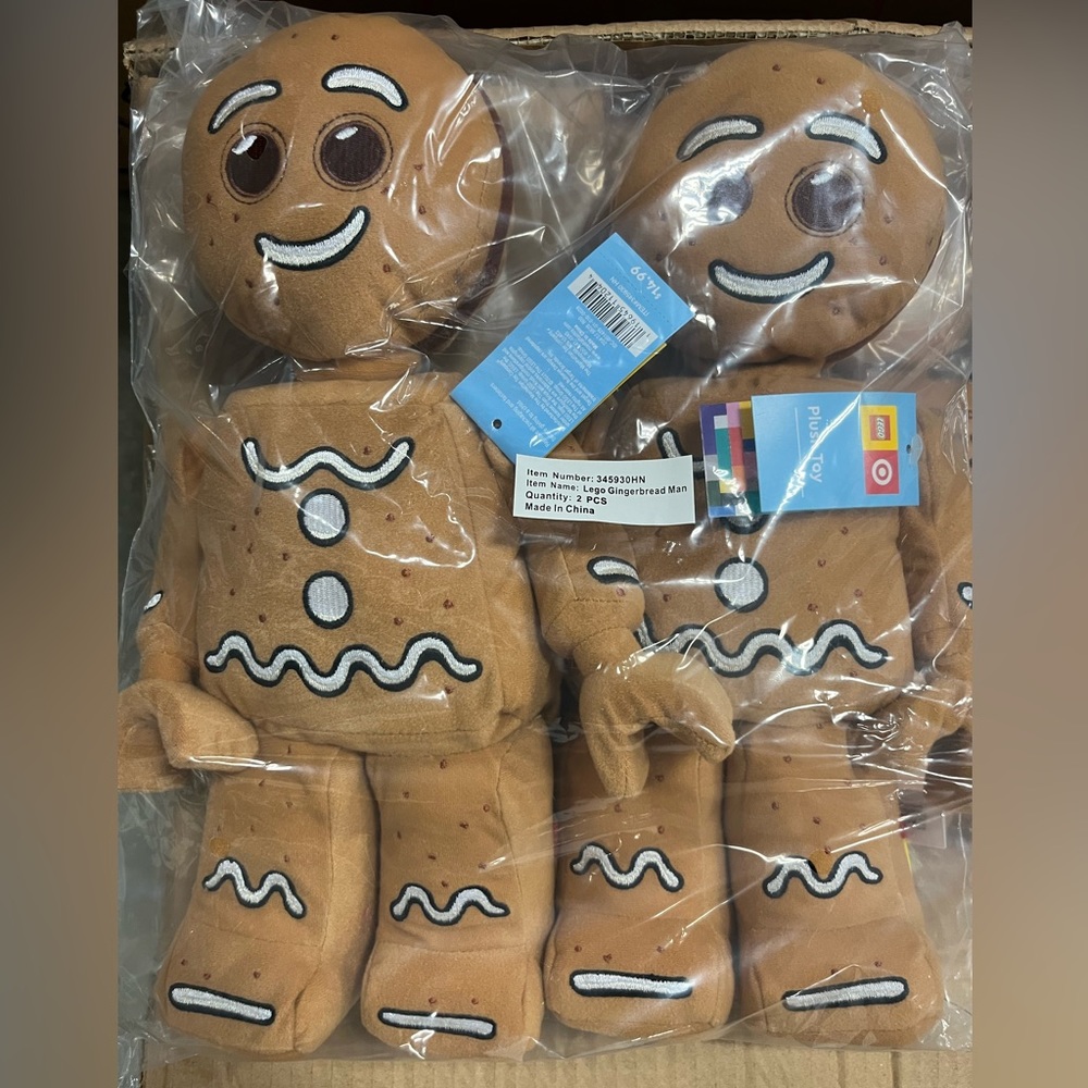 LEGO Gingerbread Man Plush Toy